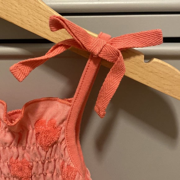 Splendid Little Girl Summer Heart Dress Peach Sherbet Size 2 - Picture 4 of 6
